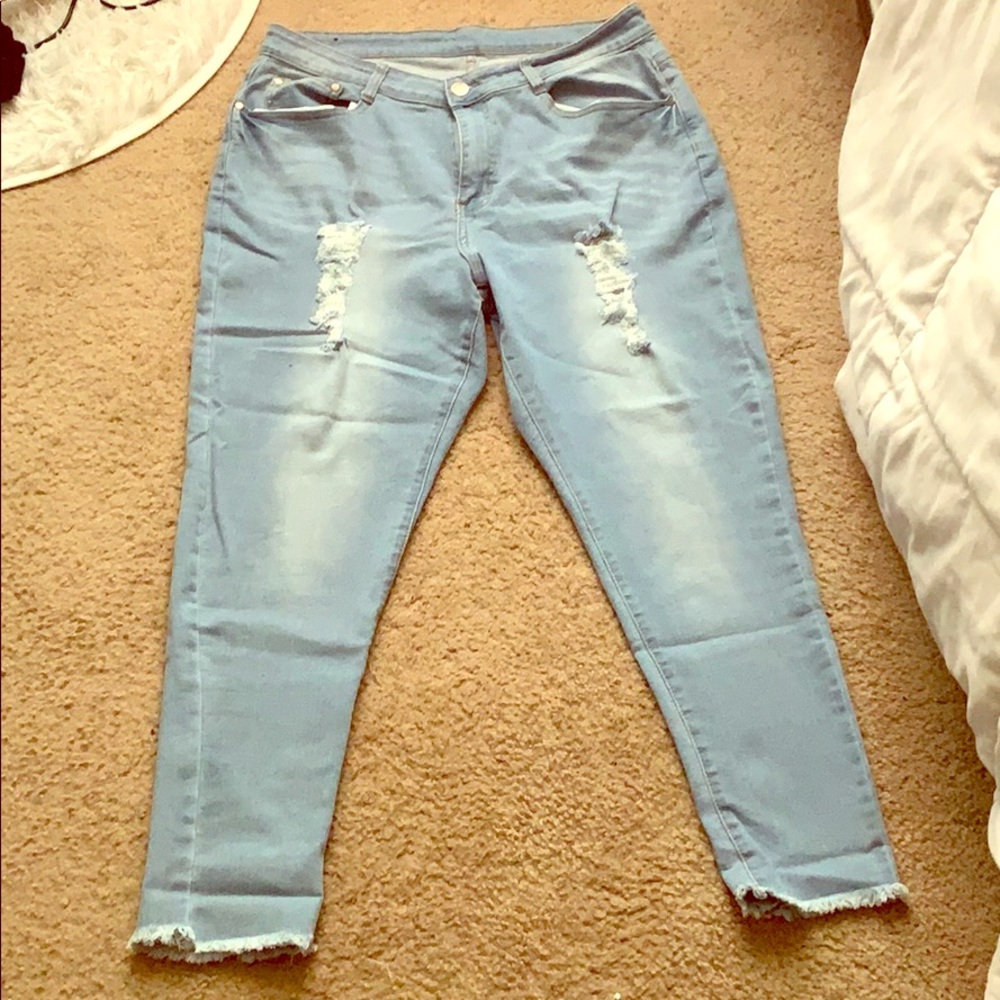 Fashion nova plus size jeans